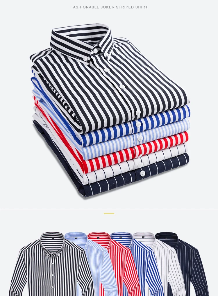 Business dress long sleeve men's shirt