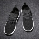 Men’s Skechers knit shoe with exceptional stretch and a lightweight design