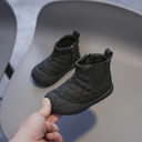 Snow Boots Boys And Girls Cotton Plus Velvet Soft Bottom