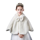 Children's Cloak Double Layer Thick Fur Shawl