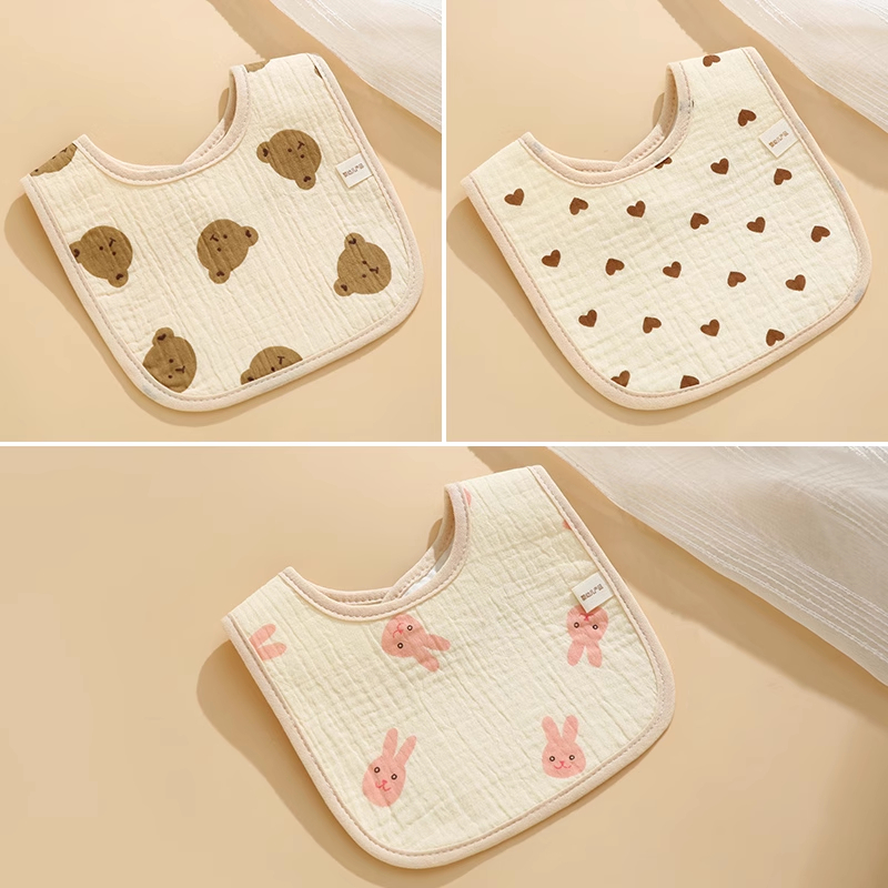 Baby Pure Cotton Waterproof Bib And Mouth Water Towel