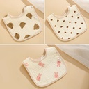 Baby Pure Cotton Waterproof Bib And Mouth Water Towel