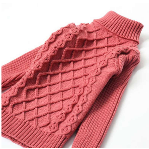 كنزة بناتية بطبقتين مبطنة بالفرو السميك