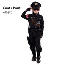 Boys Police Costume Children's Cosplay Children Army Police