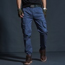 Multi Pocket Leggings Trendy Men's Slim Leggings Men's Casual Pants