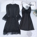 Spring and summer ice silk women's pajamas