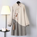 Dress Women Autumn And Winter Chinese Style Hanfu Cheongsam