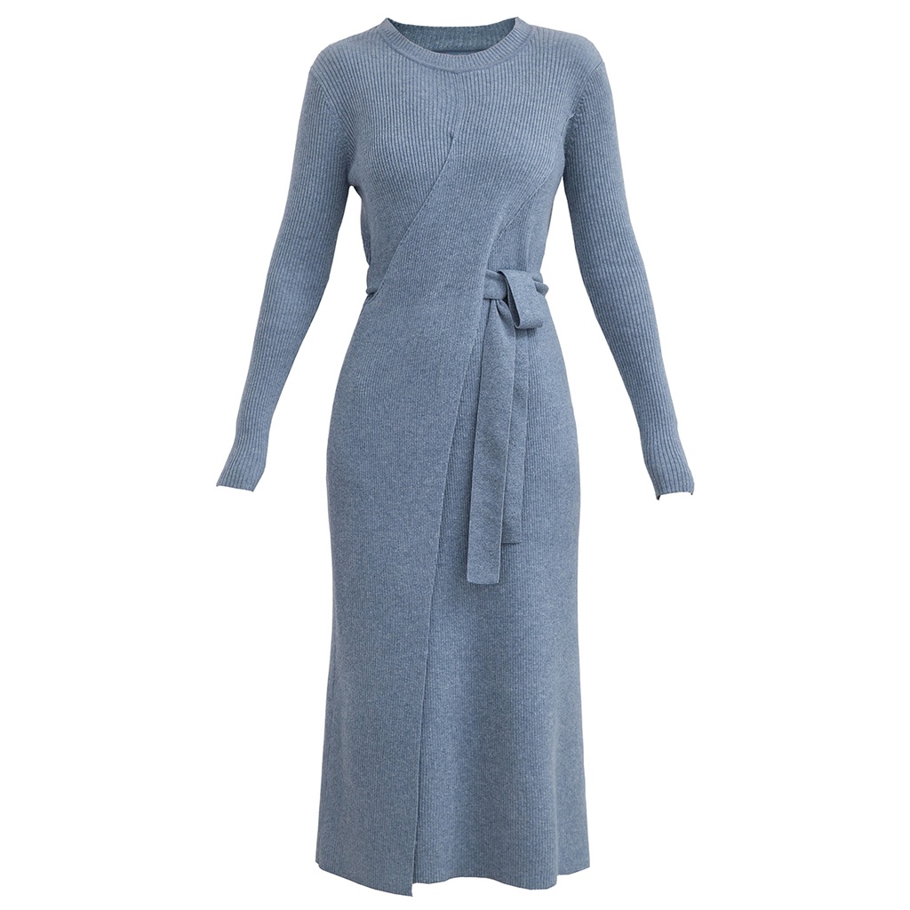 MONA early autumn cold wind French knitted sweater inside the body cultivation, autumn and winter, the bottom is too thin to wear a knee dress.