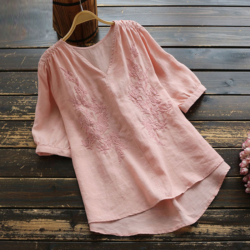 Women's solid color shirt