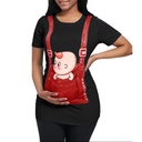 summer new European and American short-sleeved large size maternity dress pregnant women T-shirt round neck shirt
