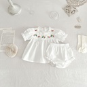 Female Treasure Embroidered Lace Two-piece Set