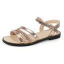 Women's Sandals Plus Size Buckle Strap Roman Style