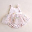 Baby Girl Mesh Camisole Jumpsuit