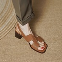 Fashionable New Women's Shoes Chunky Heels