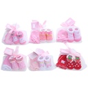 Cute Cartoon Striped Baby Socks Set