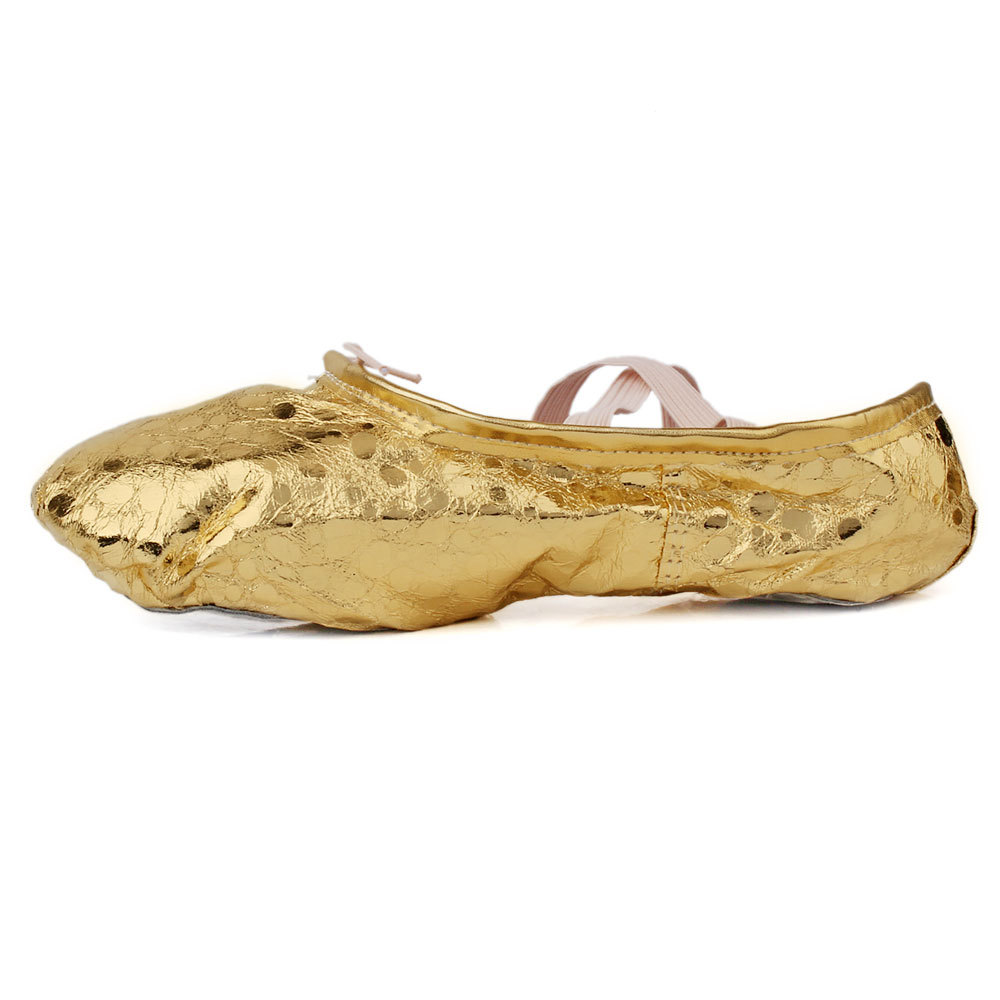 Children  Gold And Silver Stage Performance Shoes