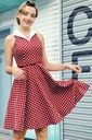 Retro Polka Dot Temperament Was Thin Dress