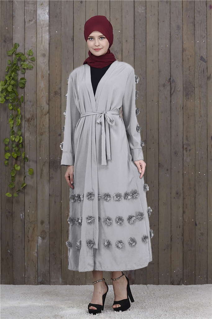 Hui Women's Gown, Embroidered Single Layer Impervious