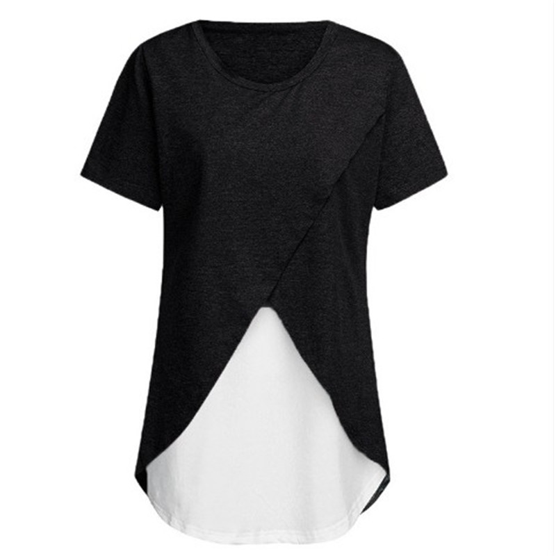 Loose And Comfortable Breastfeeding Maternity Top T-Shirt