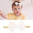 Baby Nylon Headband Set Bow Cotton And Linen Headband