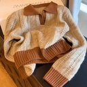 Retro Twist Knitwear For Women Inner Wear Base Soft And Lazy