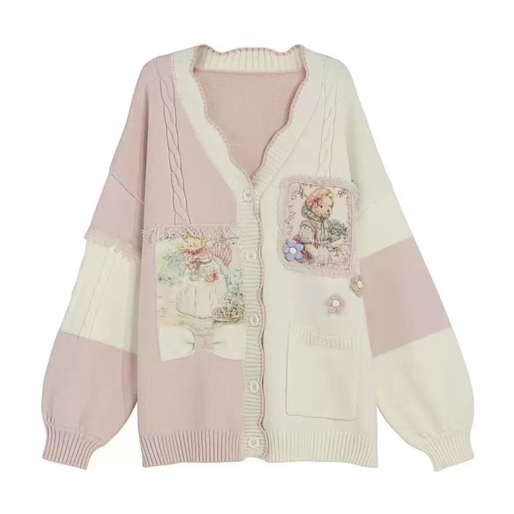 Women's Fashion Casual Printing Sweater