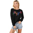 Women's Letter Printed Warm Thickened Sweater