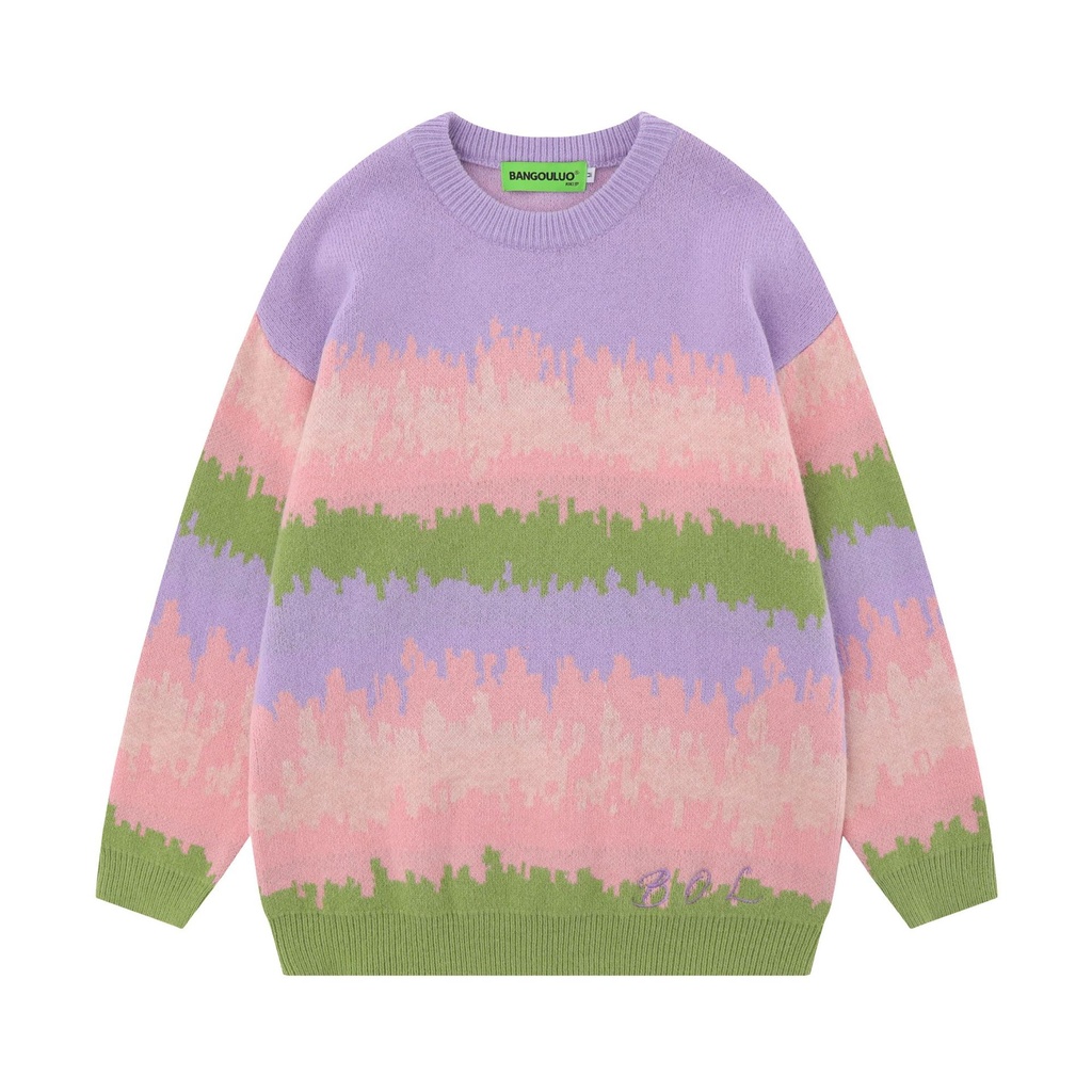 Women's Round Neck Knitted Sweater