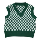 Plaid Pullover Trend Knit Sweater