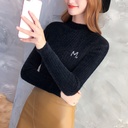 Half High Neck Mink Fleece Sweater