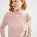 Half Turtleneck Sweater Women