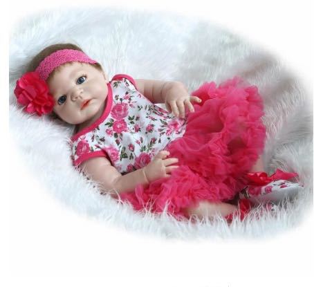 NPK Full Rubber Simulation Baby Doll Toy Children's Gift Cute Vivid Doll