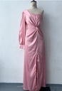 Fashion Women's Cinched Waist Slim-fit Evening Dress