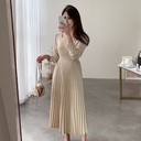 Women's Fashion Waist-controlled Pleated Dress