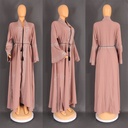 A women's abaya with an authentic Arabic design 