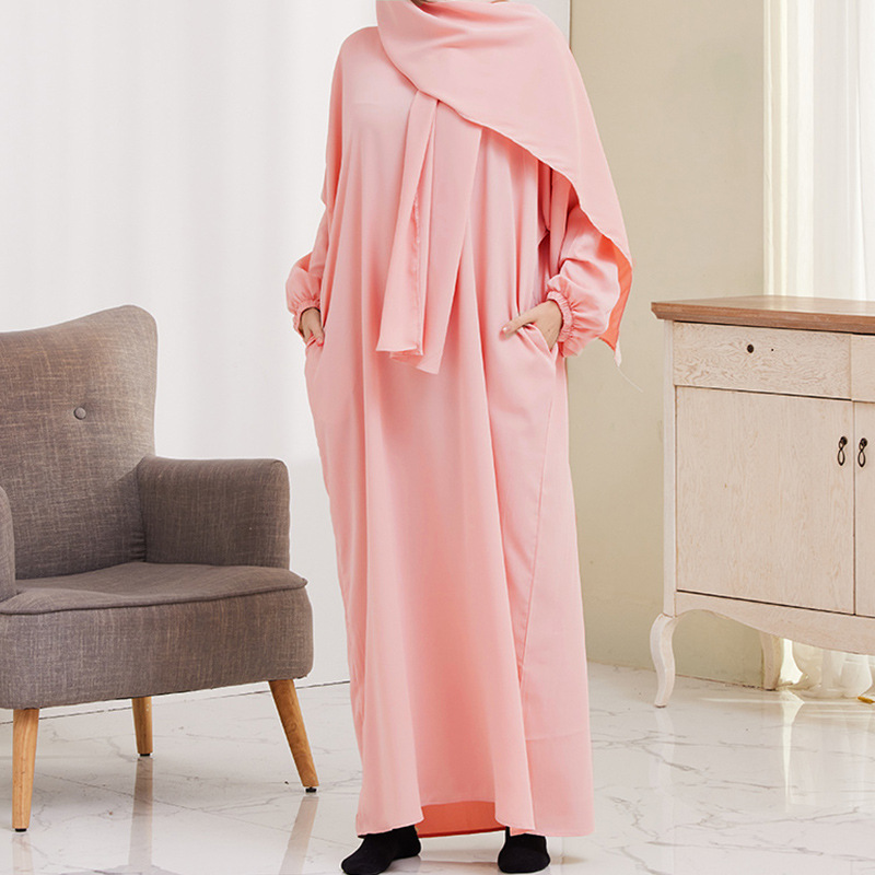 Women's Middle East Scarf Gown Dress