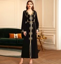 Phnom Penh V-neck Gold Tube Rhinestone Robe