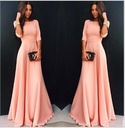 Summer New Style Three-Quarter Sleeve Dress, European And American Women'S Foreign Trade Dress