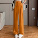 Women's Loose Casual High Waist Wide Leg Suit Pants