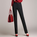 Women's Fashion Plus Size Casual Wide-leg Suit Pants