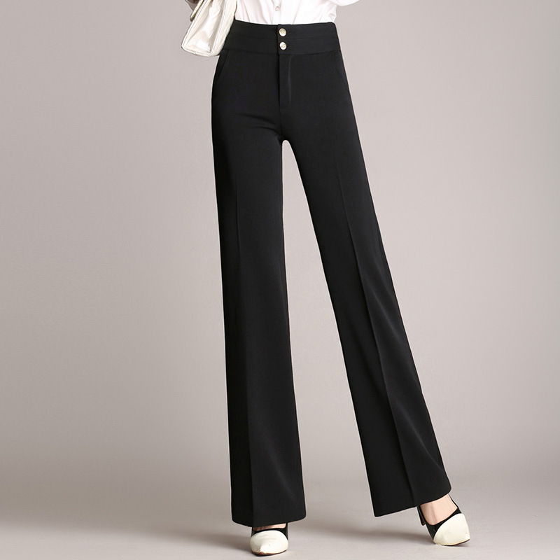 Falling Sense Straight-Leg Pants Wide-Leg Pants Casual Trousers