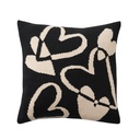 Cute Black And White Nordic Style Living Room Sofa Pillow Cushion With Core