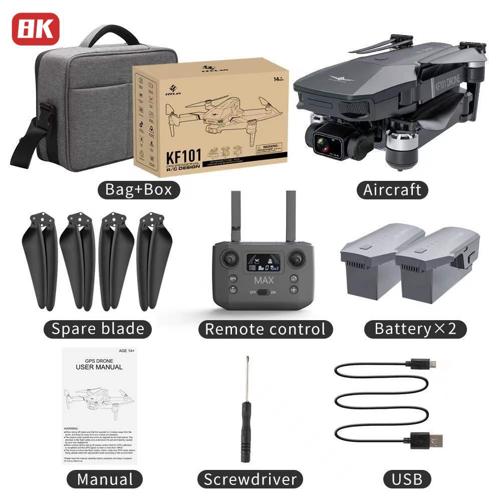 Visual Obstacle Avoidance Three-axis Anti-shake PTZ Remote Control Plane
