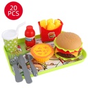 Children's Hamburger Play House Toy DIY Assembly Simulation