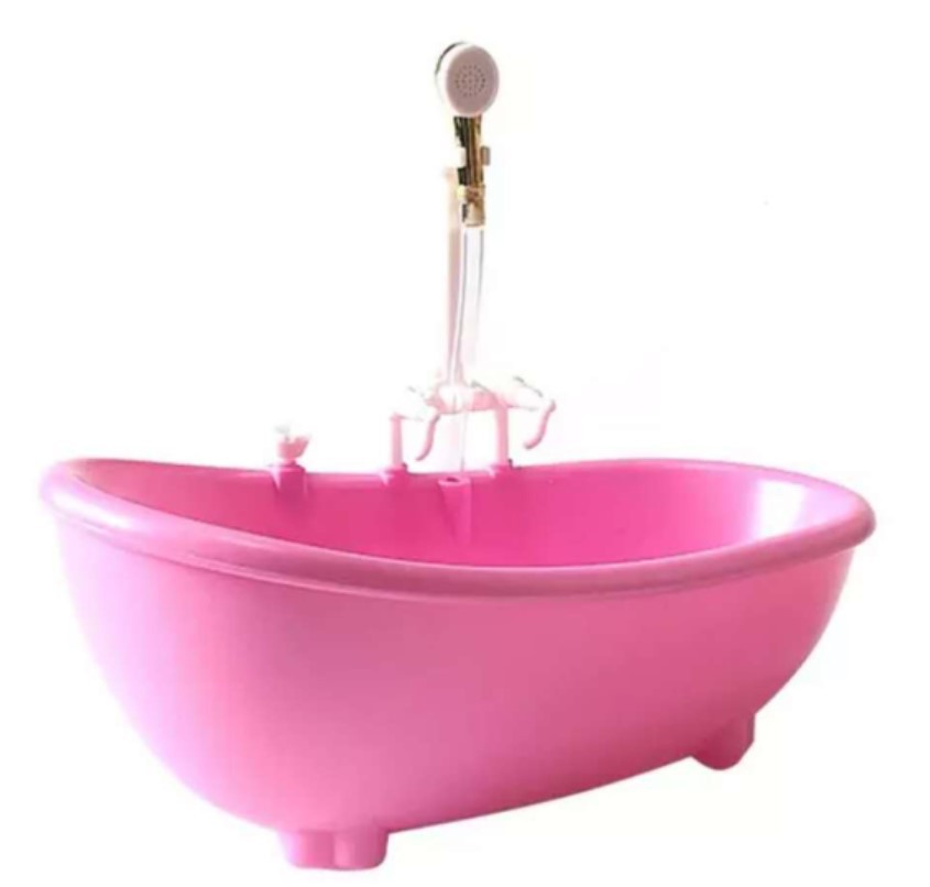6 Points Doll Electric Bathtub With Nozzles Children's Doll Accessories