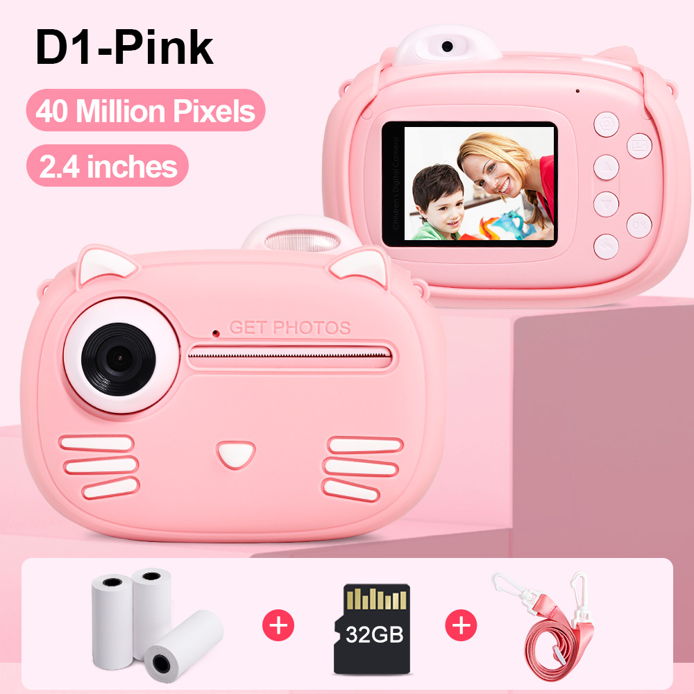 Children's Toy Digital Camera Can Take Pictures And Print