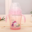 Cartoon Deer Print 240ml Baby Learn To Drink Cup