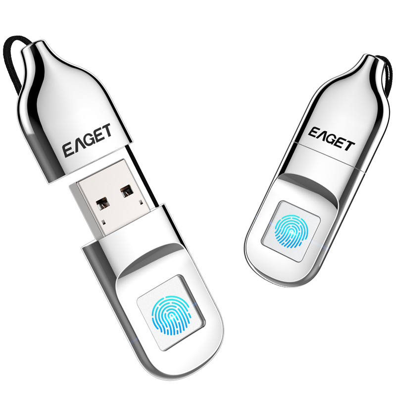فلاش USB مزود بتشفير بصمة
