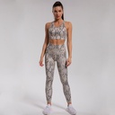 Women's Sports Vest Pocket High Waist High Elastic  Running Trousers