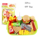 Simulation Hamburger Fries Children's Play House Simulation Food Toy